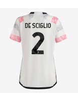 Juventus Mattia De Sciglio #2 Venkovní Dres pro Dámské 2023-24 Krátký Rukáv